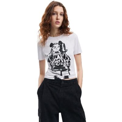Desigual TS_Choi_Lacroix, 1000 Blanco, XS, Vit, XS Desigual TS_Choi_Lacroix, 1000 Blanco, XS, Vit, XS