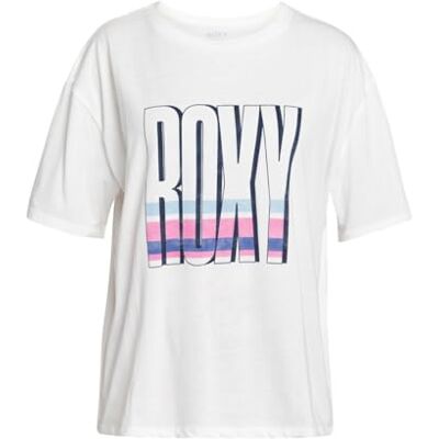 Roxy Mode T-shirt dam vit XXS Roxy Mode T-shirt dam vit XXS