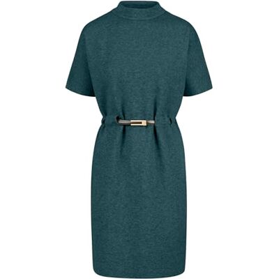 APART Fashion stickad klänning med bälte, Mörkgrön, 34 APART Fashion stickad klänning med bälte, Mörkgrön, 34