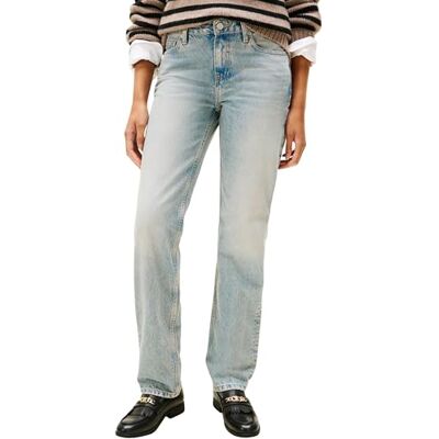 Tommy Hilfiger Dam DNM Kyle Classic Straight RW WW0WW46727 Rak, Denim, 3024, Denim (Kyle), 24W x 30L Tommy Hilfiger Dam DNM Kyle Classic Straight RW WW0WW46727 Rak, Denim, 3024, Denim (Kyle), 24W x 30L