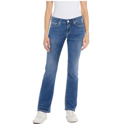 Replay damjeans New Luz skinny-fit med Power Stretch, Medium blå 009, 24W / 32L Replay damjeans New Luz skinny-fit med Power Stretch, Medium blå 009, 24W / 32L