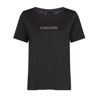 Geox Woman W T-shirt, Black_M, svart, M Geox Woman W T-shirt, Black_M, svart, M