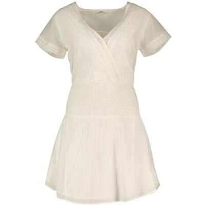 Pepe Jeans dam DEA klänning, vit (rosa vit) XL, Vit (mousse vit), XL Pepe Jeans dam DEA klänning, vit (rosa vit) XL, Vit (mousse vit), XL