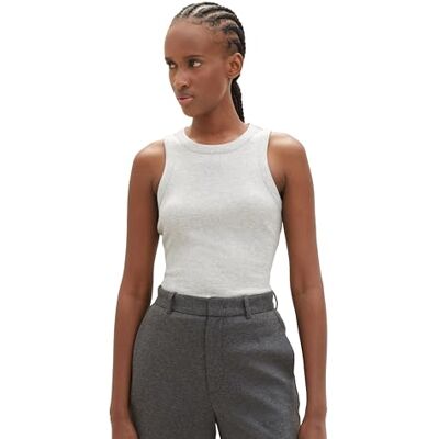 TOM TAILOR Denim Damtopp, 32510 – Basic Light Grey Melange, L TOM TAILOR Denim Damtopp, 32510 – Basic Light Grey Melange, L