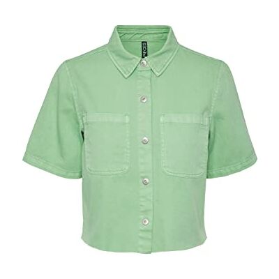 PIECES PCBLUME SS Shirt BC, Absinthe Green, XL PIECES PCBLUME SS Shirt BC, Absinthe Green, XL