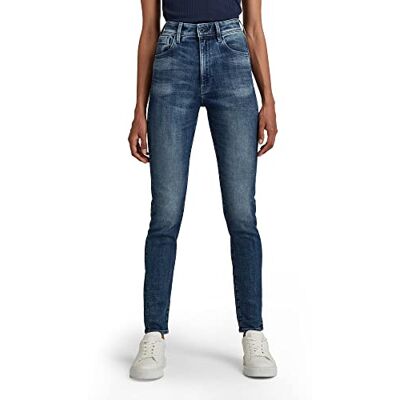 G-STAR RAW dam Jeans Kafey Ultra High Skinny , Blå (Faded Baltic Sea C051-c607) , 26W / 32L G-STAR RAW dam Jeans Kafey Ultra High Skinny , Blå (Faded Baltic Sea C051-c607) , 26W / 32L