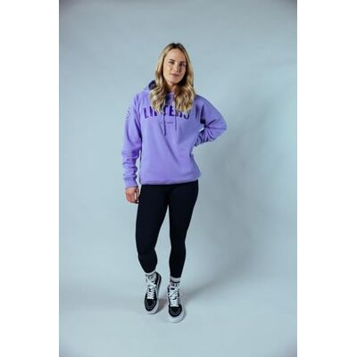 Lifters Wear Unisex huvtröja Soft Purple S Lifters Wear Unisex huvtröja Soft Purple S