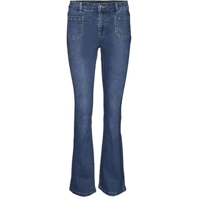 VERO MODA Dambyxor, Mellanblå denim, 27W x 30L VERO MODA Dambyxor, Mellanblå denim, 27W x 30L