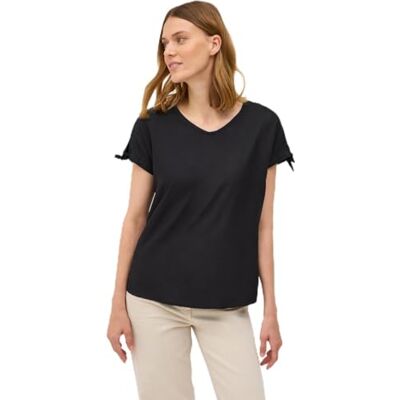 Cecil Blus skjorta med knutar, svart, XL Cecil Blus skjorta med knutar, svart, XL