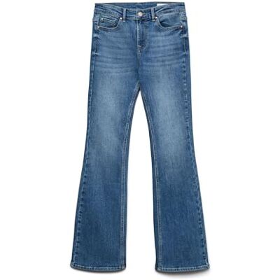 VERO MODA Vmflash Mr Flared Pocket JNS Ra3042 Noos, Mellanblå denim, S / 34L VERO MODA Vmflash Mr Flared Pocket JNS Ra3042 Noos, Mellanblå denim, S / 34L