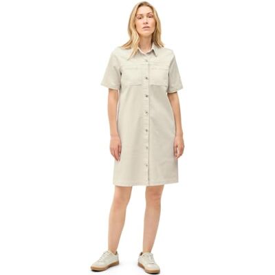 Cecil Dam denim blusklänning, ljusbeige, XXL Cecil Dam denim blusklänning, ljusbeige, XXL
