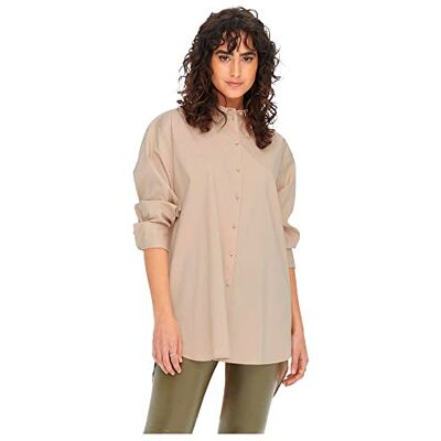 JDY Dam mio L/S lång tröja WVN Noos blus, Doeskin, 38 SE JDY Dam mio L/S lång tröja WVN Noos blus, Doeskin, 38 SE
