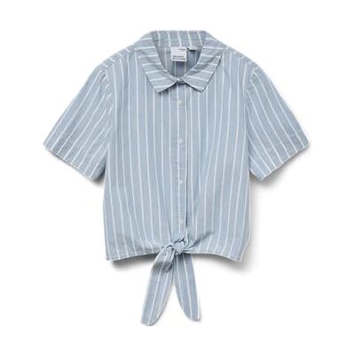VERO MODA Vmleonies 3/4 Chambray skjorta, Ljusblå denim, M VERO MODA Vmleonies 3/4 Chambray skjorta, Ljusblå denim, M