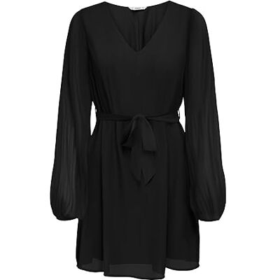 ONLY ONLX Damklänning, ONLSTAR Life L/S pennärm, klänning PTM, svart, XS ONLY ONLX Damklänning, ONLSTAR Life L/S pennärm, klänning PTM, svart, XS