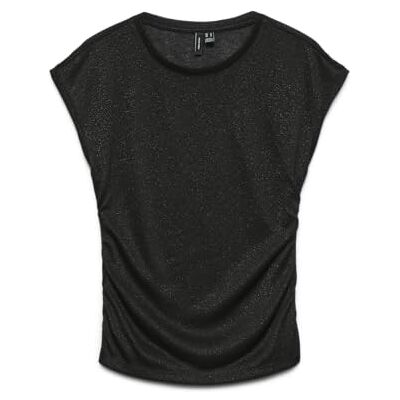 VERO MODA Vmsarah Sl Top JRS Ga Noos, svart, S VERO MODA Vmsarah Sl Top JRS Ga Noos, svart, S