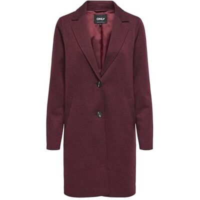 ONLY Onlsedona Life Carrie Coat Otw Noos, Cabernet, M ONLY Onlsedona Life Carrie Coat Otw Noos, Cabernet, M