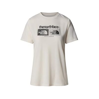 THE NORTH FACE NF0A8BRZQLI W Foundation Tee Graphic 1 White Dune T-shirt dam storlek XL, White Dune, XL THE NORTH FACE NF0A8BRZQLI W Foundation Tee Graphic 1 White Dune T-shirt dam storlek XL, White Dune, XL
