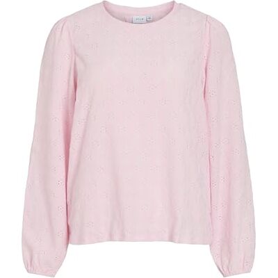 Vila Viasta O-Neck L/S Top-Noos, Cherry Blossom, XL för kvinnor, Körsbärsblom, XL Vila Viasta O-Neck L/S Top-Noos, Cherry Blossom, XL för kvinnor, Körsbärsblom, XL