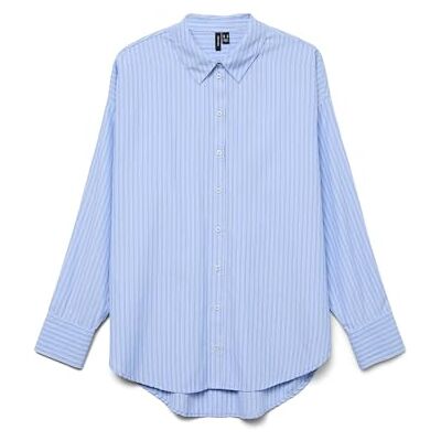 VERO MODA damskjorta VMFANNI skjorta, Hydrangea/ränder: sana, S VERO MODA damskjorta VMFANNI skjorta, Hydrangea/ränder: sana, S