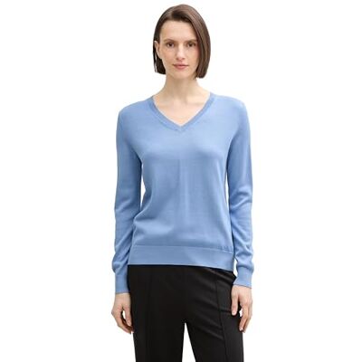 TOM TAILOR damtröja, 37106 – Flawless Blue, 3XL TOM TAILOR damtröja, 37106 – Flawless Blue, 3XL