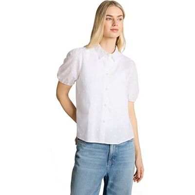 TOM TAILOR Denim 1050286 Damskjorta, 20000-vit, XXL TOM TAILOR Denim 1050286 Damskjorta, 20000-vit, XXL
