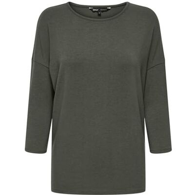 ONLY Onlglamour 3/4 Top JRS Noos, kambaba, S ONLY Onlglamour 3/4 Top JRS Noos, kambaba, S