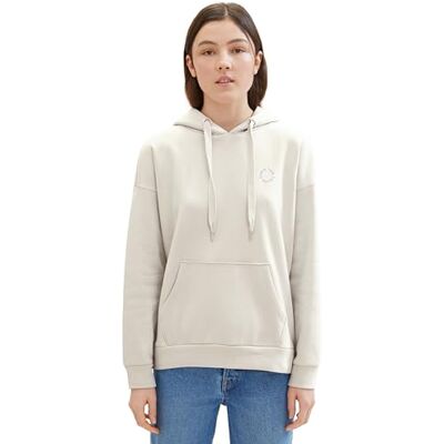 TOM TAILOR Denim damtröja, 10479 Beige Grey, M TOM TAILOR Denim damtröja, 10479 Beige Grey, M