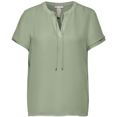 Street One chiffongblus, Mjuk moss grön, 44 Street One chiffongblus, Mjuk moss grön, 44