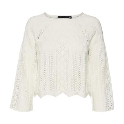 VERO MODA Stickad damtröja VMGINGER tröja, Björk, M VERO MODA Stickad damtröja VMGINGER tröja, Björk, M