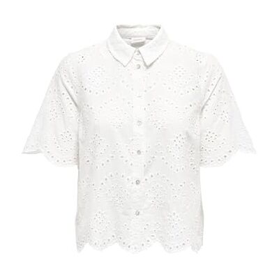 ONLY Onlvalais S/S Shirt WVN, Molndansare, L ONLY Onlvalais S/S Shirt WVN, Molndansare, L