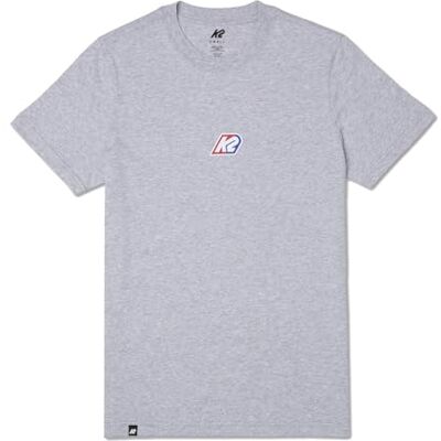 K2 Snow unisex t-shirt kvinnors Heritage t-shirt, grå Heather, 20H3002 K2 Snow unisex t-shirt kvinnors Heritage t-shirt, grå Heather, 20H3002