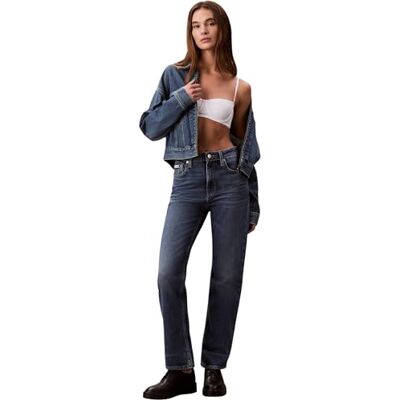 Calvin dam hög midja rak Stanton LV047D743G jeans, blå (Stanton), 26W/32L, Blå (Stanton), 26W x 32L Calvin dam hög midja rak Stanton LV047D743G jeans, blå (Stanton), 26W/32L, Blå (Stanton), 26W x 32L
