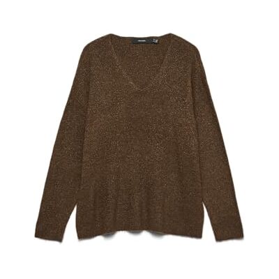 VERO MODA Vmcrewlefileglitter Ls V-Nk Pullov Noos, emperador, XS VERO MODA Vmcrewlefileglitter Ls V-Nk Pullov Noos, emperador, XS