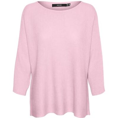 VERO MODA Vmnora 3/4 Boatneck Blouse Noos, Rosa-a-boo, S VERO MODA Vmnora 3/4 Boatneck Blouse Noos, Rosa-a-boo, S
