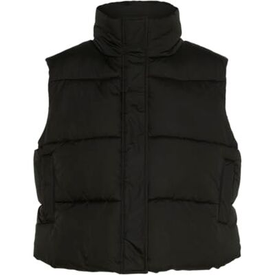 PIECES dam Pcbee High Neck Cropped Puffer Vest Mm Väst PIECES dam Pcbee High Neck Cropped Puffer Vest Mm Väst