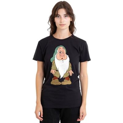 Snow White mandarin creative ltd snövit och de sju dvärgarna, sömniga striggles dam t-shirt, svart, X-Large, Svart, XL Snow White mandarin creative ltd snövit och de sju dvärgarna, sömniga striggles dam t-shirt, svart, X-Large, Svart, XL
