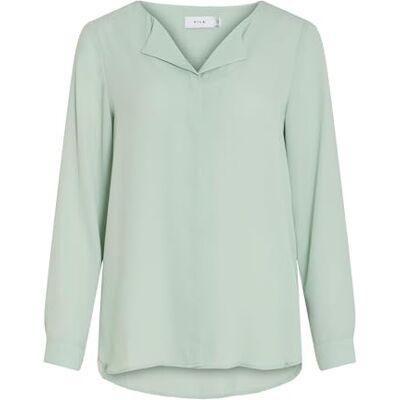 Vila Vilucy L/S Shirt – Noos, Siltgrön, XXL Vila Vilucy L/S Shirt – Noos, Siltgrön, XXL