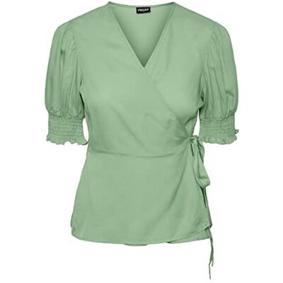 PIECES PCTALA 2/4 WRAP TOP NOOS BC, Indisk solbränna, S PIECES PCTALA 2/4 WRAP TOP NOOS BC, Indisk solbränna, S