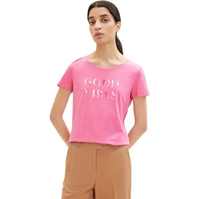 TOM TAILOR Dam 1037403 t-shirt, 31647-Nouveau rosa, XL, 31647 – nouveau rosa, XL TOM TAILOR Dam 1037403 t-shirt, 31647-Nouveau rosa, XL, 31647 – nouveau rosa, XL