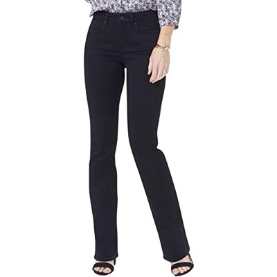 NYDJ Barbara Bootcut Fit denim jeans för kvinnor, Svart, 48 NYDJ Barbara Bootcut Fit denim jeans för kvinnor, Svart, 48