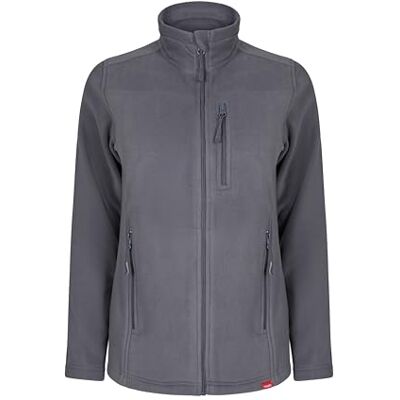 VELILLA 201502W, Fleecejacka dam, grå, storlek 2XL, Grå, XXL VELILLA 201502W, Fleecejacka dam, grå, storlek 2XL, Grå, XXL