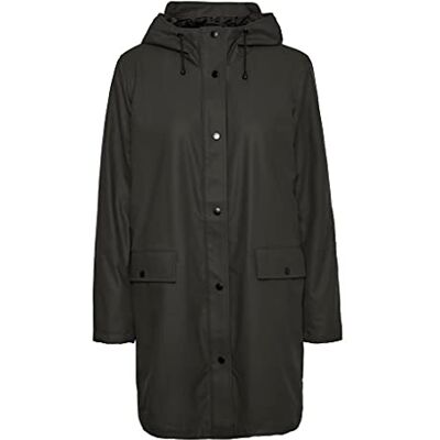VERO MODA Damregnjacka lång, Torv, XS VERO MODA Damregnjacka lång, Torv, XS