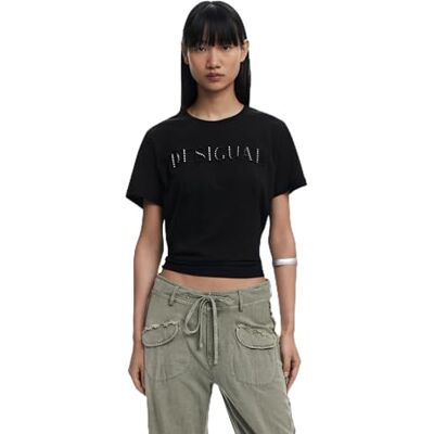 Desigual TS_Brandy, 2000 svart, XS, svart, XS Desigual TS_Brandy, 2000 svart, XS, svart, XS