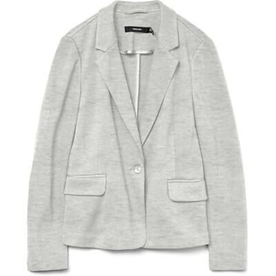 VERO MODA Female enradig kavaj VMJULIA blazer, Grå (ljusgrå melange), 38 VERO MODA Female enradig kavaj VMJULIA blazer, Grå (ljusgrå melange), 38