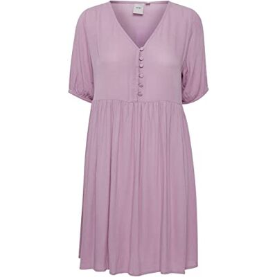 ICHI Dam avslappnad klänning, 163307/Lavendel gödsel, XS ICHI Dam avslappnad klänning, 163307/Lavendel gödsel, XS