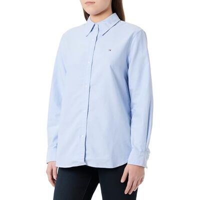 Tommy Hilfiger OXFORD AVSLAPPAD FIT SKJORTA WW0WW46111, blå, 36, Blå (mellanblå), 62 SE Tommy Hilfiger OXFORD AVSLAPPAD FIT SKJORTA WW0WW46111, blå, 36, Blå (mellanblå), 62 SE