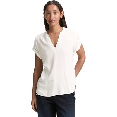 TOM TAILOR damblus, 10315 viskande vit, 34 TOM TAILOR damblus, 10315 viskande vit, 34