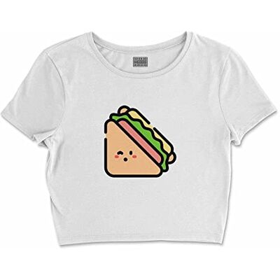 Bona Basics , Digitalt tryck, bas-t-shirt för kvinnor, 100% bomull, vit, avslappnad, damtoppar, storlek: L, Vitt och blått Bona Basics , Digitalt tryck, bas-t-shirt för kvinnor, 100% bomull, vit, avslappnad, damtoppar, storlek: L, Vitt och blått
