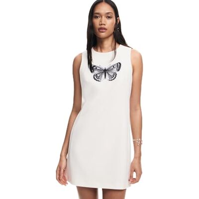 Desigual Vest_LOS Angeles, 1000 Blanco, XL, Vit, XL Desigual Vest_LOS Angeles, 1000 Blanco, XL, Vit, XL