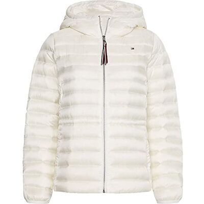 Tommy Hilfiger Dam Dunjackor, Vit (Ecru), L Tommy Hilfiger Dam Dunjackor, Vit (Ecru), L